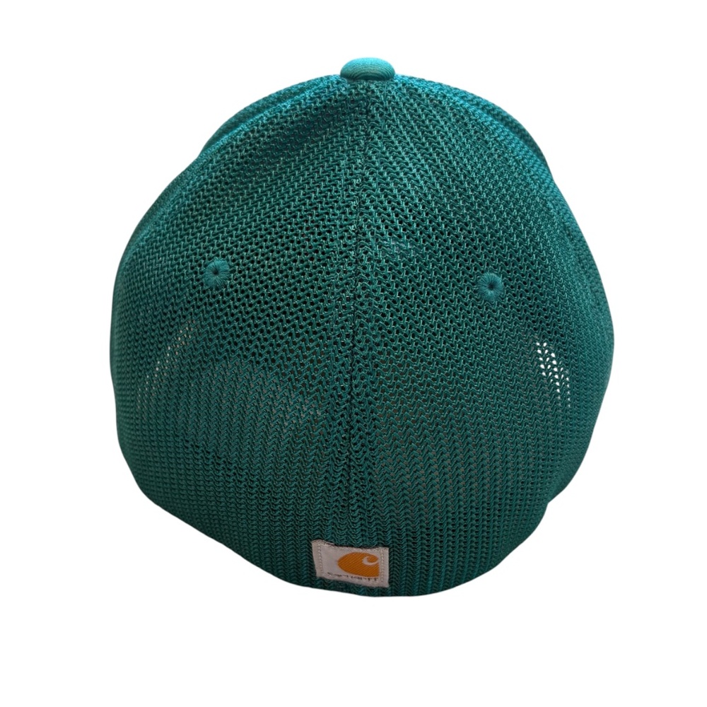Carhartt Green Force Rugged Flex Fitted Canvas Mesh-Back Logo Graphic‎ Cap M/L - Picture 7 of 7